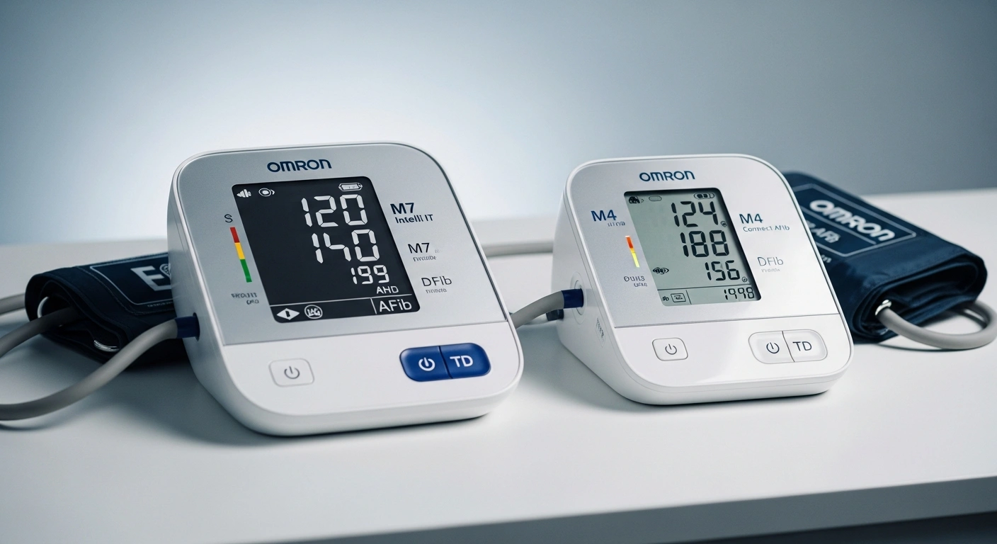 OMRON M7 Intelli IT AFib VS OMRON M4 Connect AFib