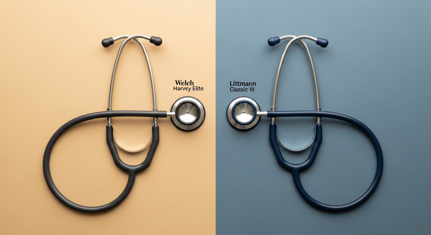 Welch Allyn Harvey Elite מול Littmann Classic III – השוואה מקיפה