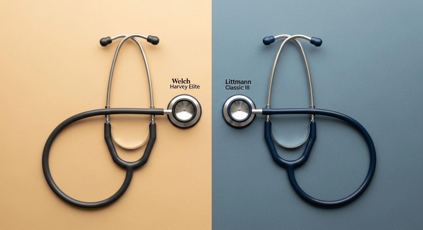 Welch Allyn Harvey Elite מול Littmann Classic III – השוואה מקיפה