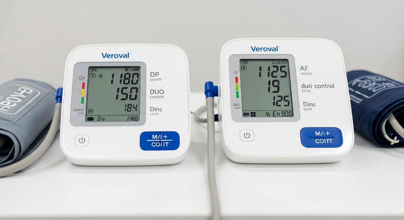 Veroval לעומת Veroval duo control – השוואת מדי Hartmann