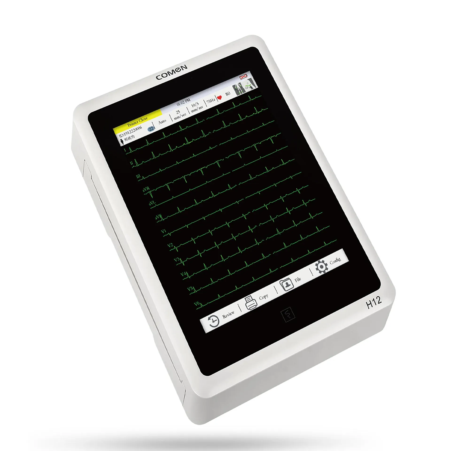 מכשיר אק״ג 12 ערוצים מקצועי נייד COMEN H12 ECG Machine
