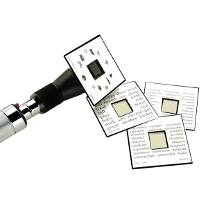 כרטיסי פיקסציה לרטינוסקופ Welch Allyn - סט מגנטי (MEM)