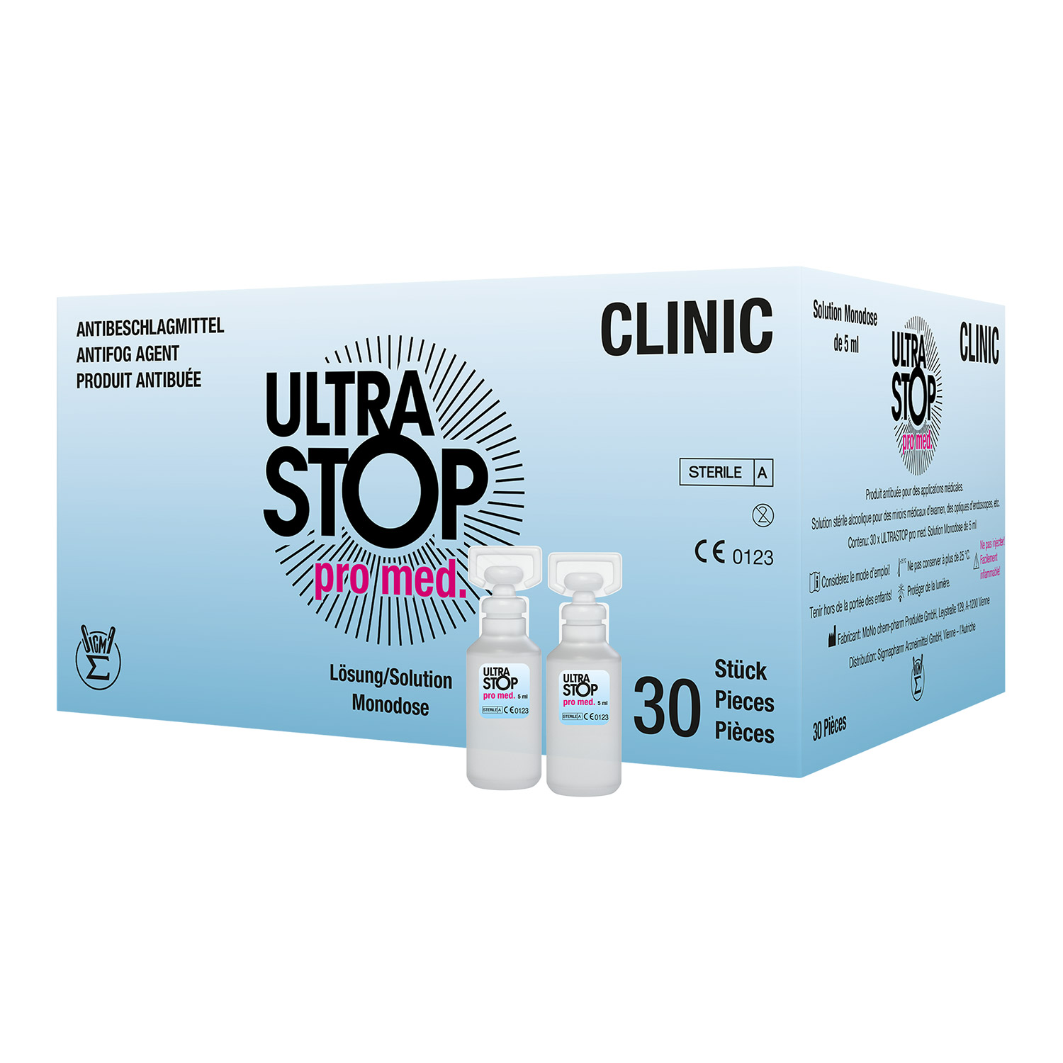 ULTRASTOP pro med מנות-יחידה סטריליות