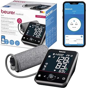 מד לחץ דם Beurer BM 64 עם אפליקציה וזיהוי AFib