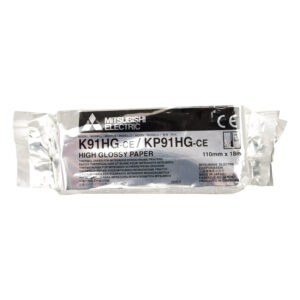 נייר מדפסת וידאו Mitsubishi KP91HG-CE מבריק 110 מ"מ