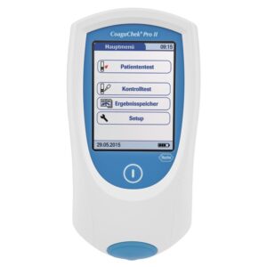 מד קרישה CoaguChek Pro II - למדידת INR ו-aPTT במרפאה