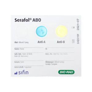 כרטיסי בדיקת סוג דם Serafol AB0