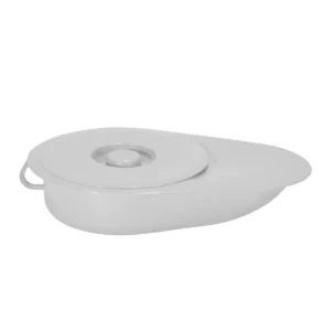סיר למיטה עם מכסה Teqler – סיר לילה רפואי (Medical Bedpan)