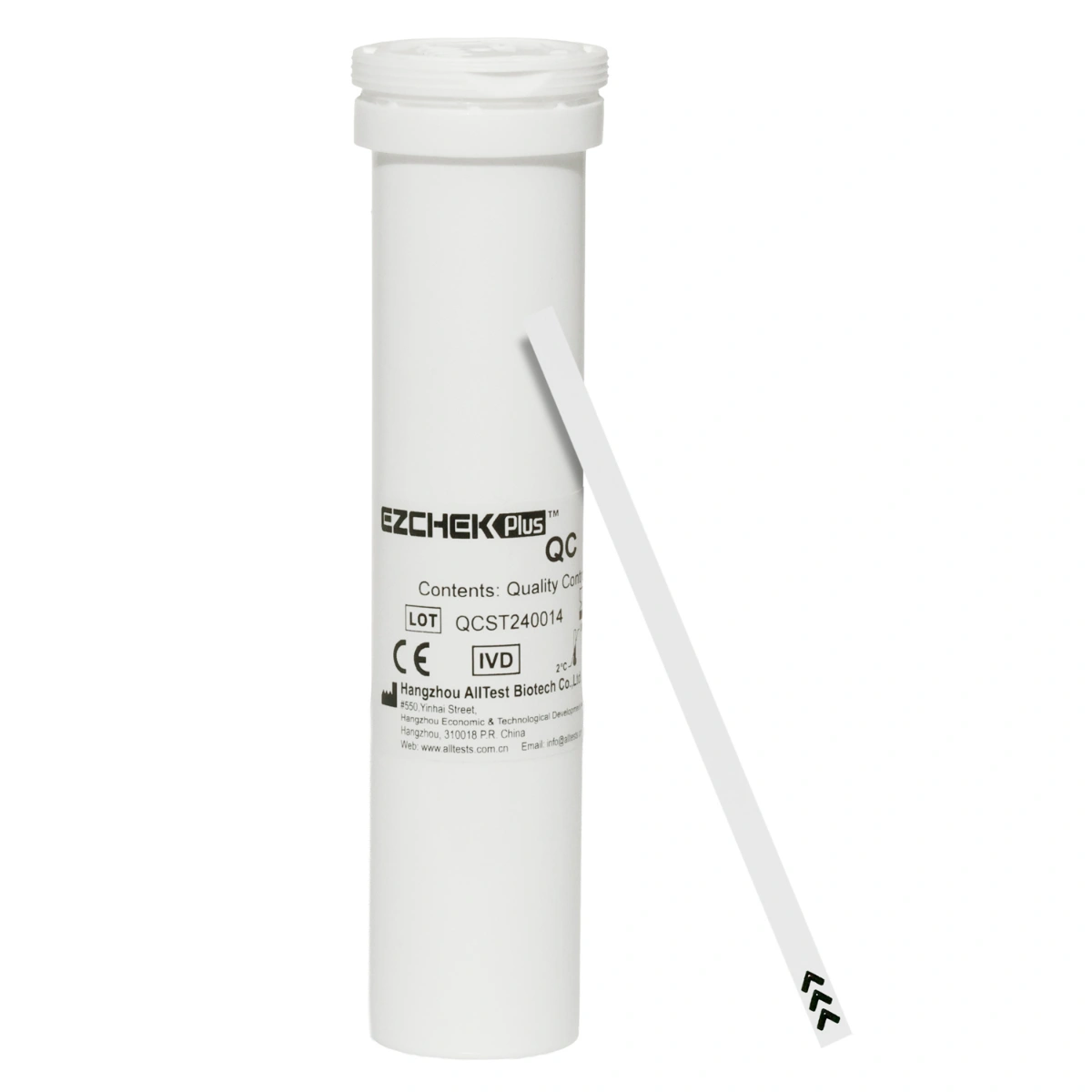 מקלוני בקרת איכות ל-EZCHEK PLUS
