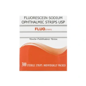 סטריפים פלואורסאין (Fluorescein) לאבחון עיניים - 300 יחידות