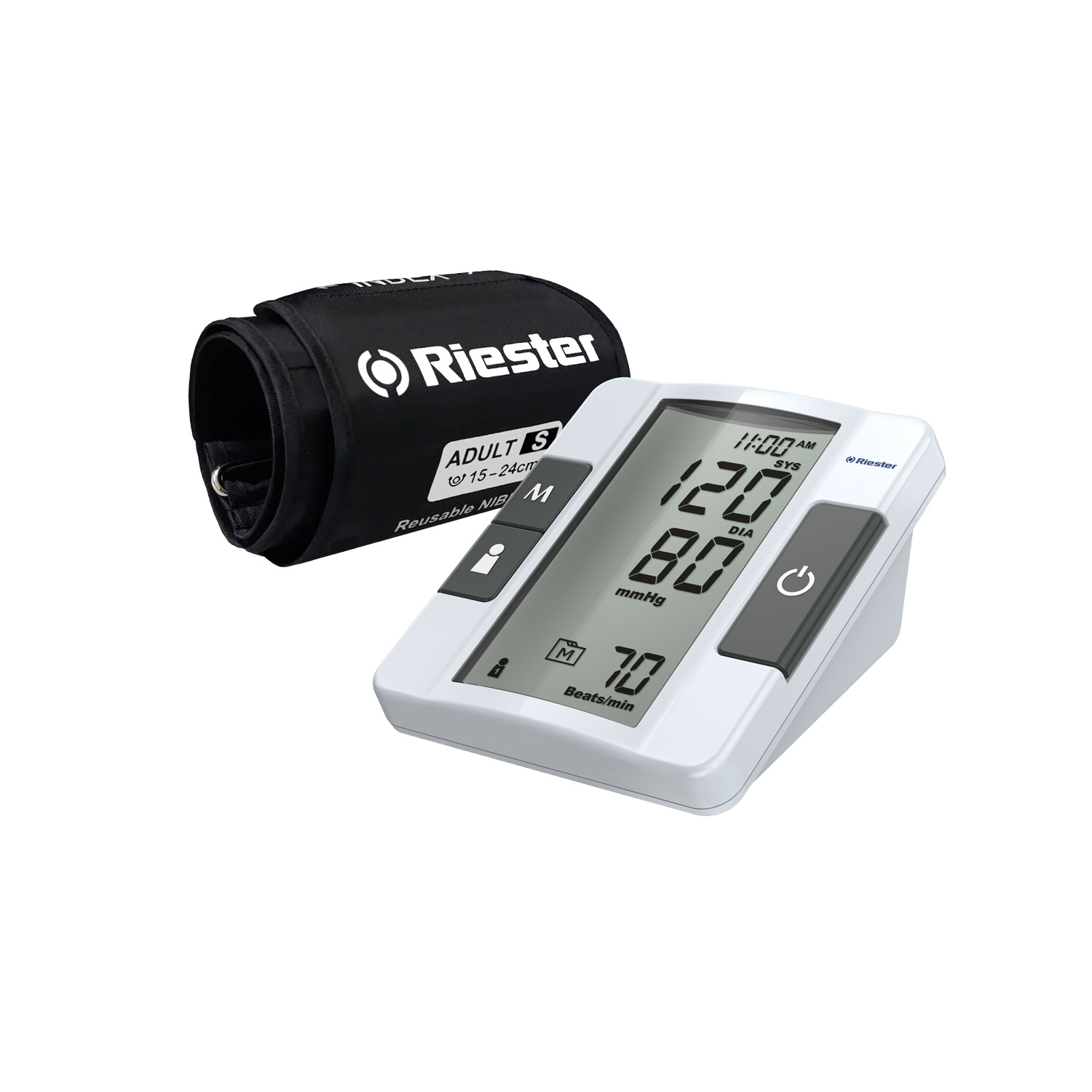 מד לחץ דם Riester ri-champion smartPRO+ עם Bluetooth ומדידה משולשת
