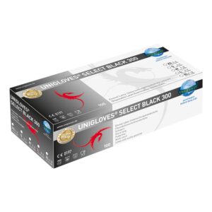 כפפות לטקס Unigloves Select Black 300