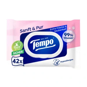 מגבוני טואלט לחים TEMPO Sanft